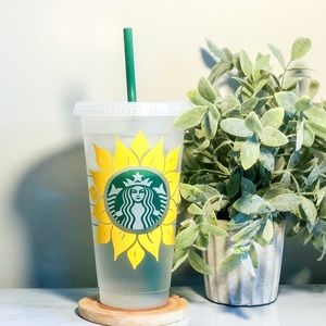 Personalized Sunflower Tumbler
